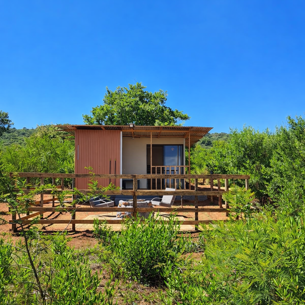 Ledbury Bos Kamp _2 sleeper bush chalet